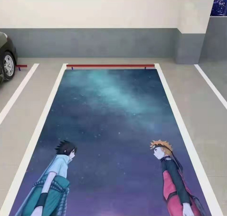 車(chē)位彩繪2