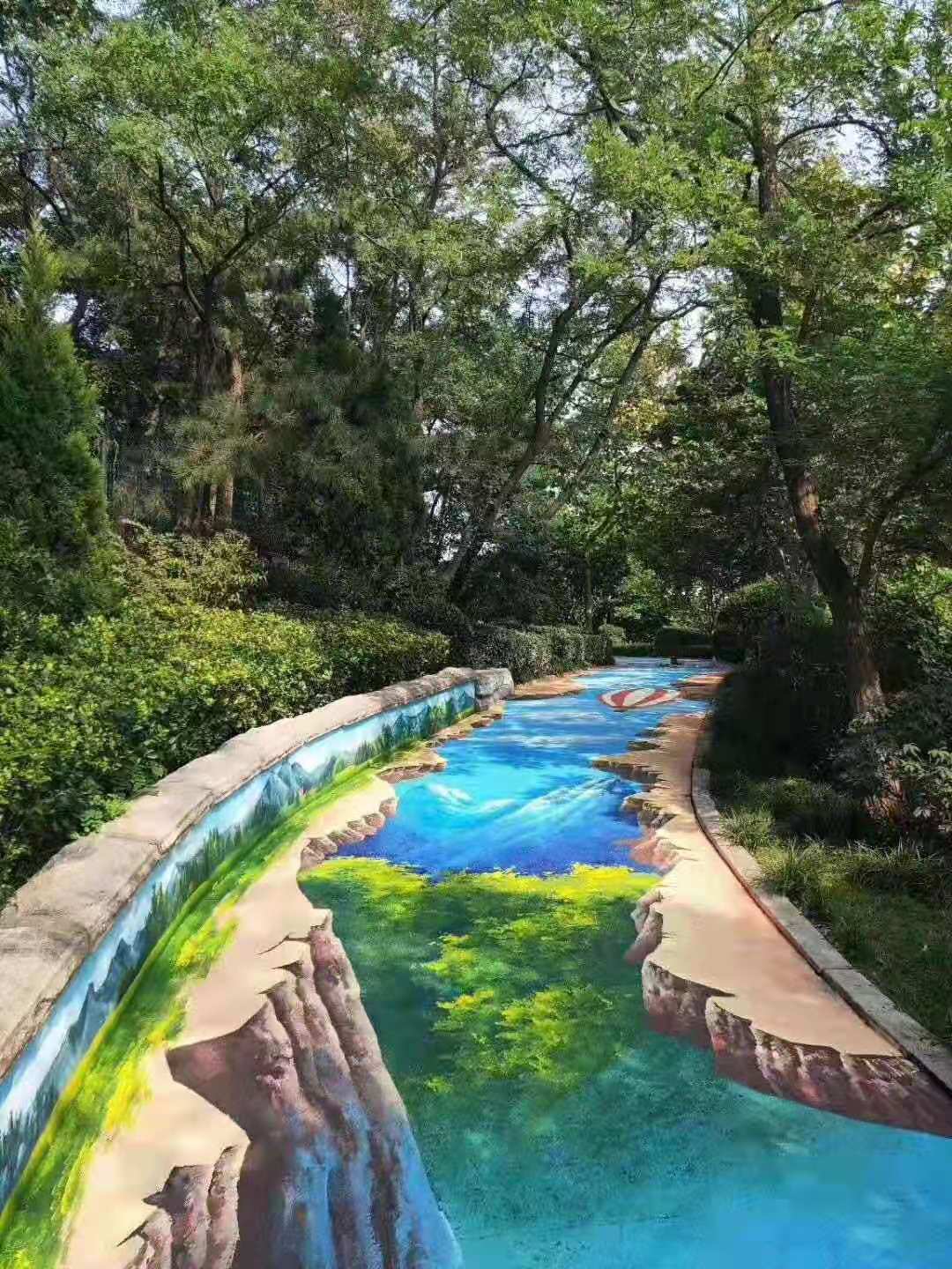 地畫(huà)彩繪